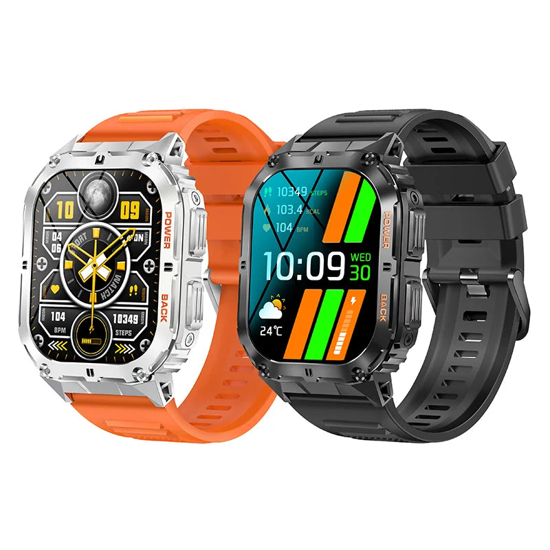 K61 Pro Smartwatch | 1.96'' AMOLED Screen, Bluetooth Music, Compass, 380mAh Battery iTrade.si