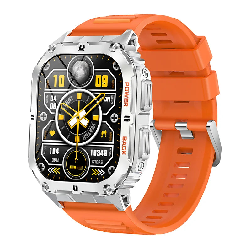 K61 Pro Smartwatch | 1.96'' AMOLED Screen, Bluetooth Music, Compass, 380mAh Battery iTrade.si