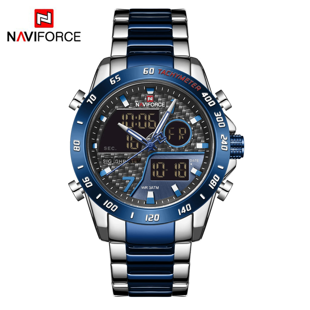 NAVIFORCE 9171 SBEBE Luxury Wrist Watch: Fashion, Sport Quartz, Male Watches – Reloj Navy Force Elegance iTrade.si