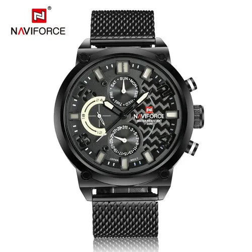 Naviforce 9068 Men's Quartz Luxury Watch | Calendar, Sports Wristwatch iTrade.si