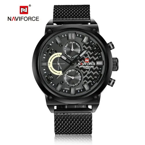 Naviforce 9068 Men's Quartz Luxury Watch | Calendar, Sports Wristwatch iTrade.si