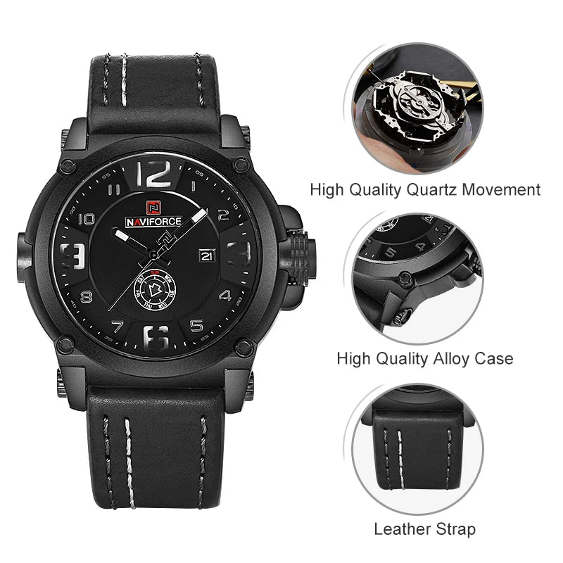 Naviforce 9099 Men's Sport Watch Quartz iTrade.si