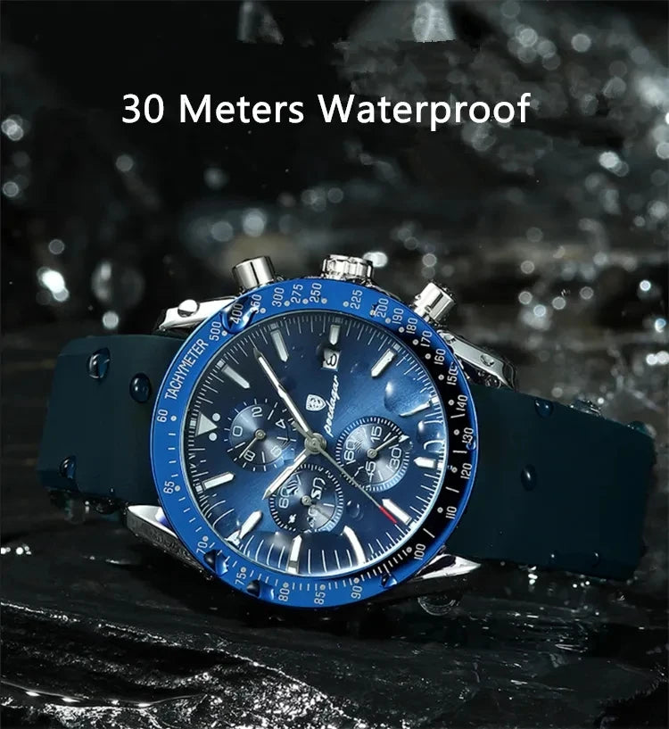 POEDAGAR 988 Luxury Chronograph Watch for Men: iTrade.si