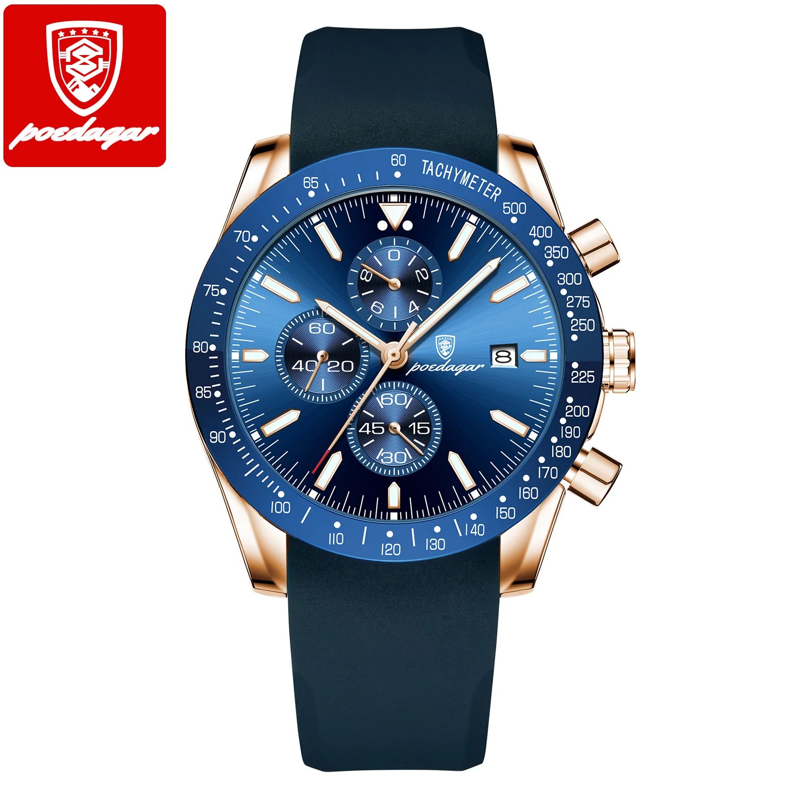 POEDAGAR 988 Luxury Chronograph Watch for Men: iTrade.si