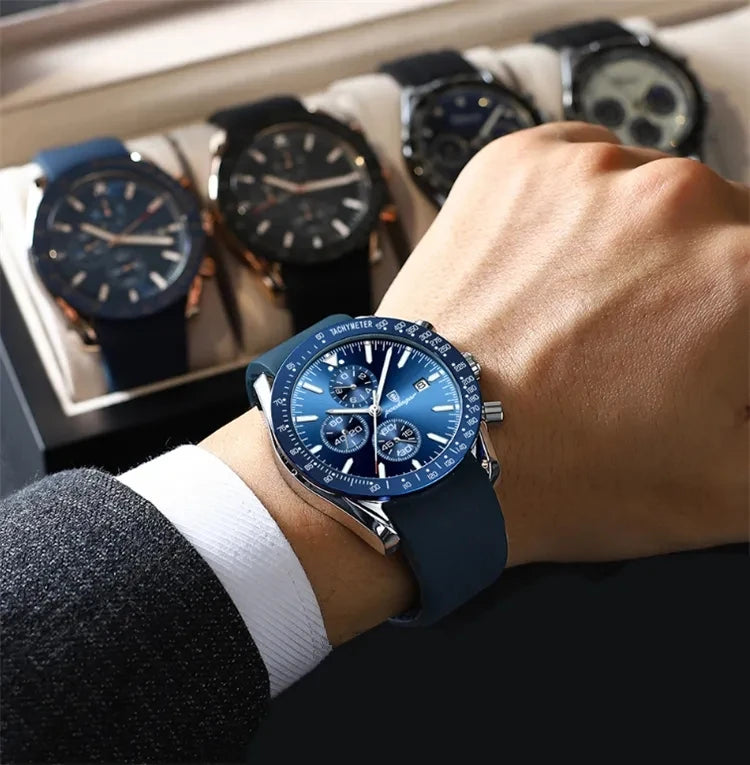 POEDAGAR 988 Luxury Chronograph Watch for Men: iTrade.si
