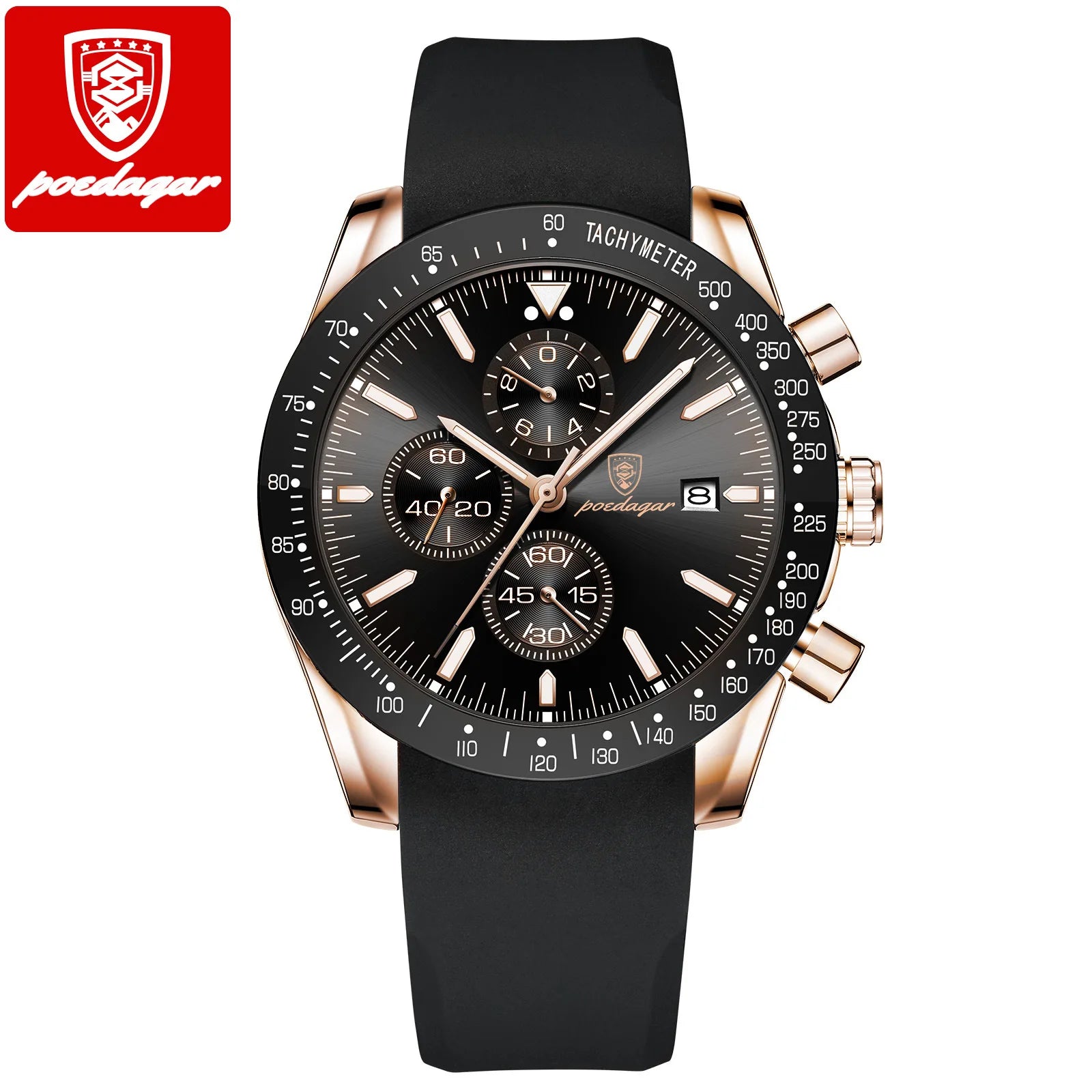 POEDAGAR 988 Luxury Chronograph Watch for Men: iTrade.si