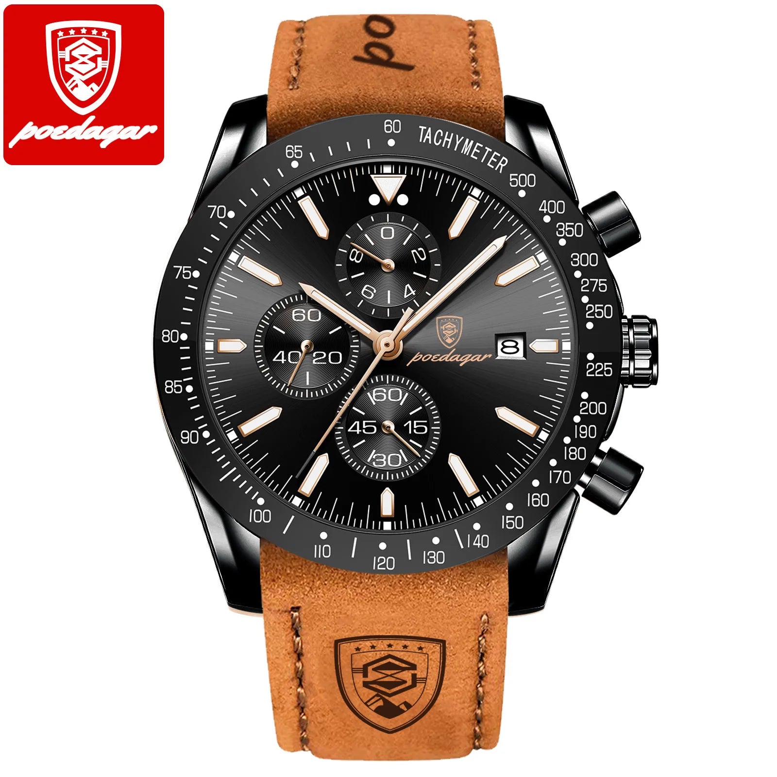 POEDAGAR 988 Luxury Chronograph Watch for Men: iTrade.si