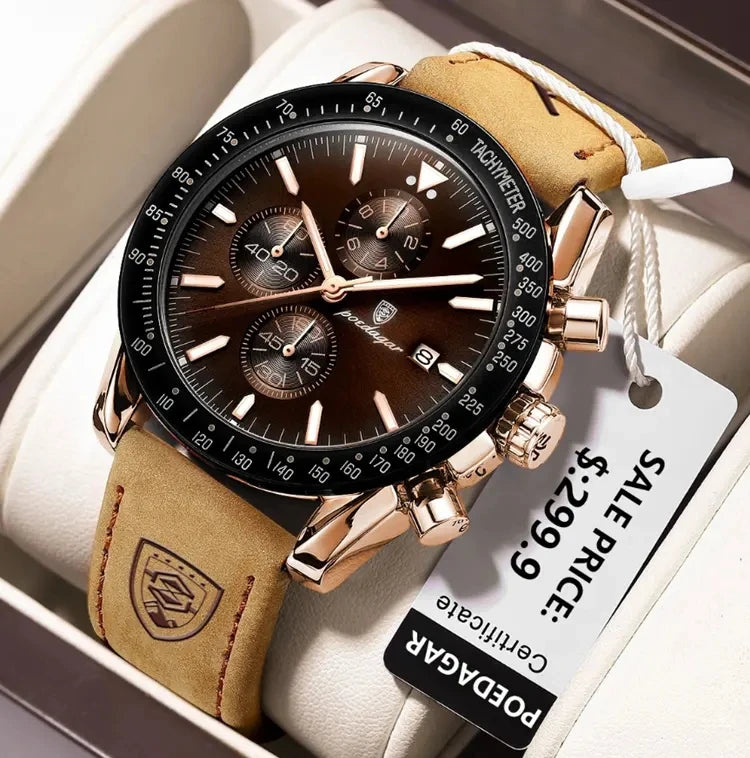 POEDAGAR 988 Luxury Chronograph Watch for Men: iTrade.si
