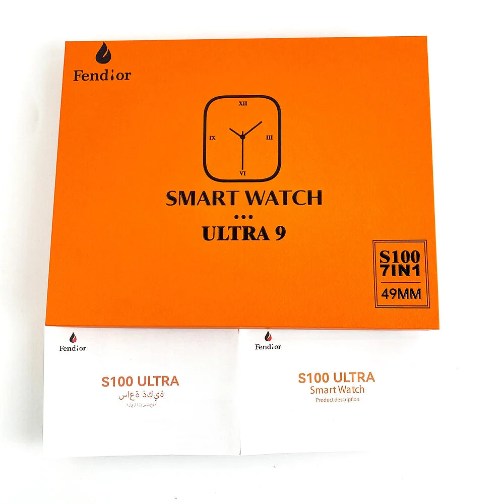 S100 Ultra Smartwatch | 2.2'' HD AMOLED Screen, ECG Monitoring, Protective Case iTrade.si