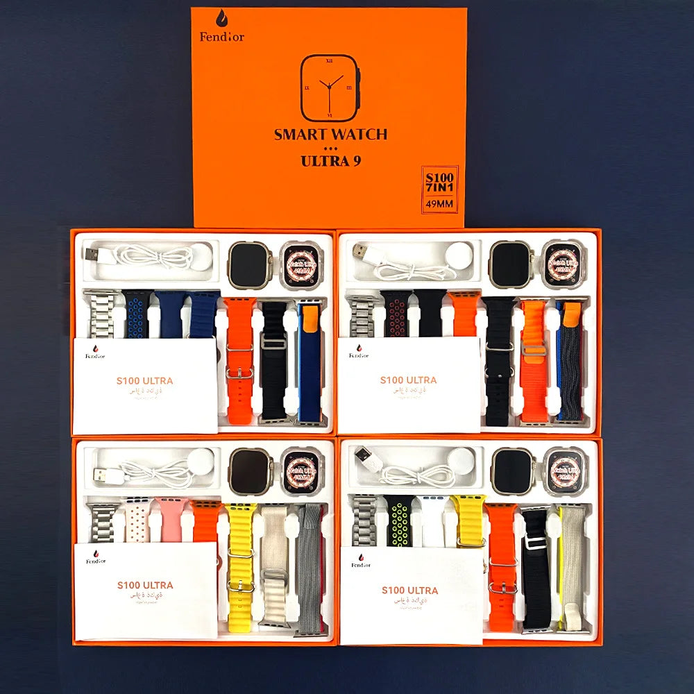 S100 Ultra Smartwatch | 2.2'' HD AMOLED Screen, ECG Monitoring, Protective Case iTrade.si