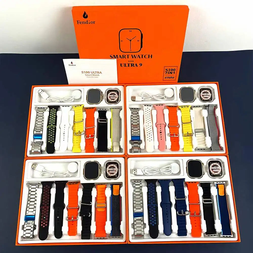 S100 Ultra Smartwatch | 2.2'' HD AMOLED Screen, ECG Monitoring, Protective Case iTrade.si