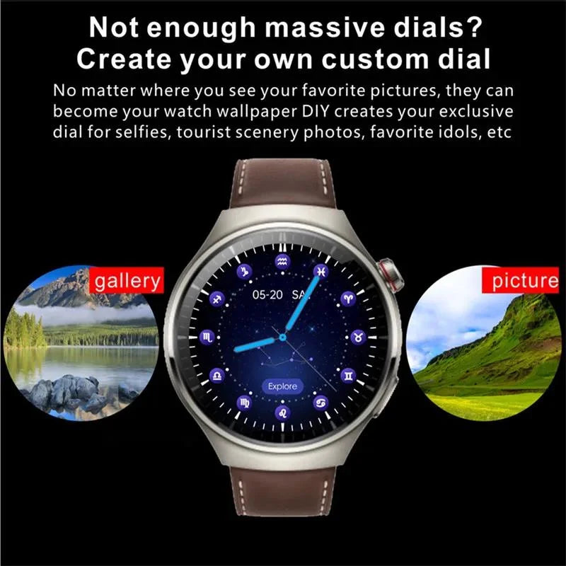 Smart Watch S20 Max 1.62 Inch - Bluetooth Calls, Compass, NFC, AI Voice Functions, Wireless Charging, Sports, and Fitness Tracking for Men