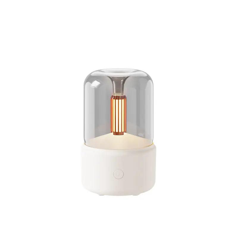 Unique Design Aroma Diffuser Humidifier 120ml - Portable USB Humidifier with Candlelight for Aromatherapy - Ideal for Car, Home, Desk iTrade.si