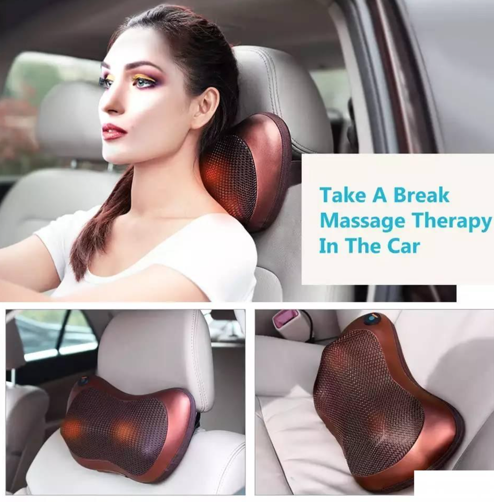Universal Massager Pillow: Versatile At-Home Relaxation with 12V and 220V Compatibility iTrade.si